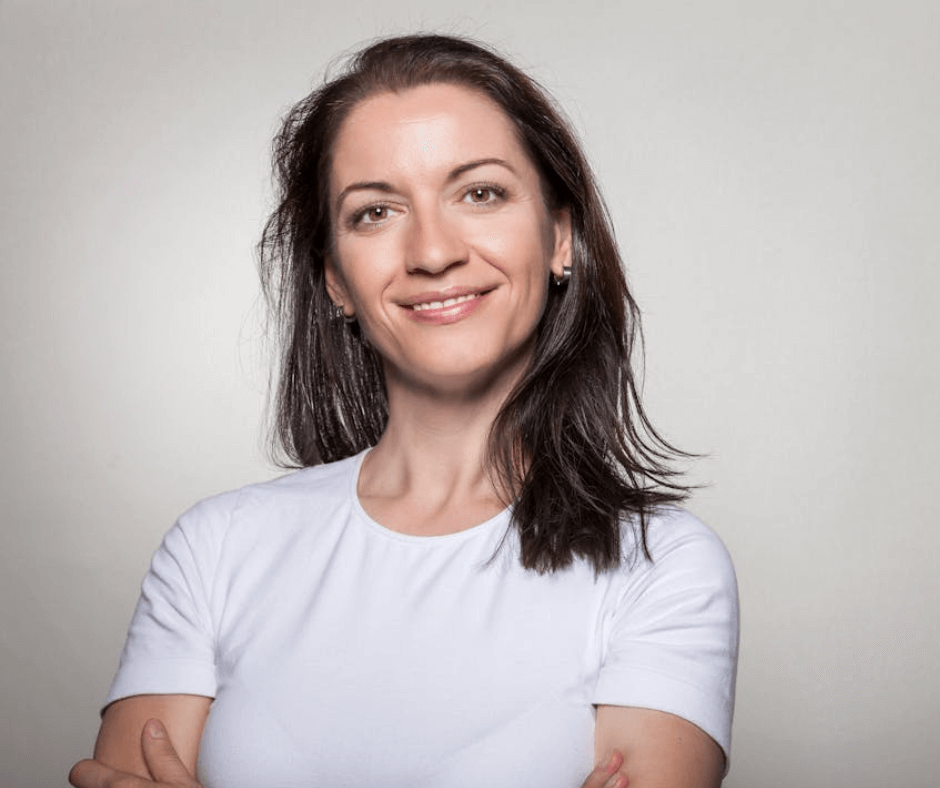 woman smiling after a liquid facelift in repton, derbyshire