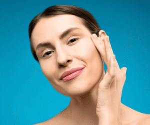 woman after getting a thread lift at the calla clinic in repton